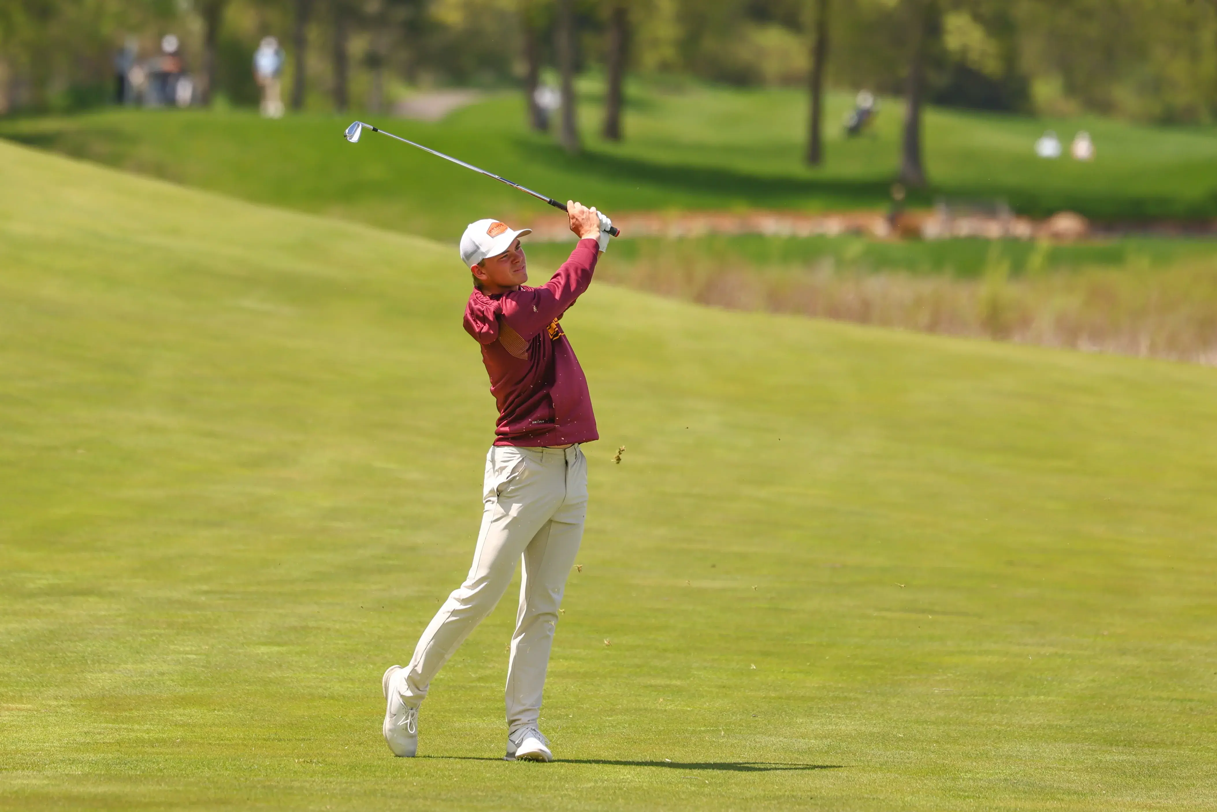 Morales Leads Big Ten Championships by 2 over Gophers' Crousore