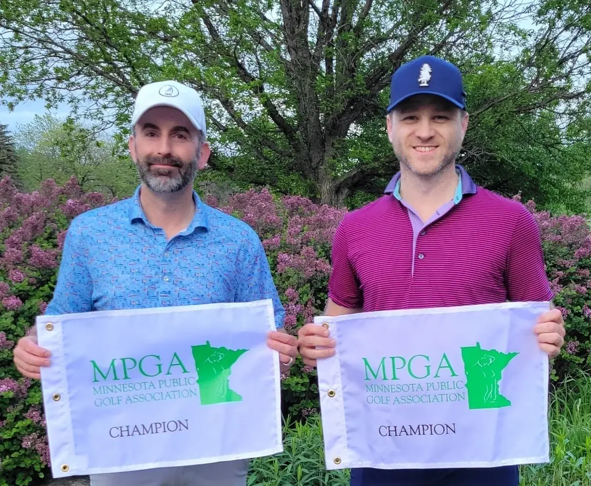 Defending Champs Burleson and Larson Back in Front to Begin MPGA Four-Ball