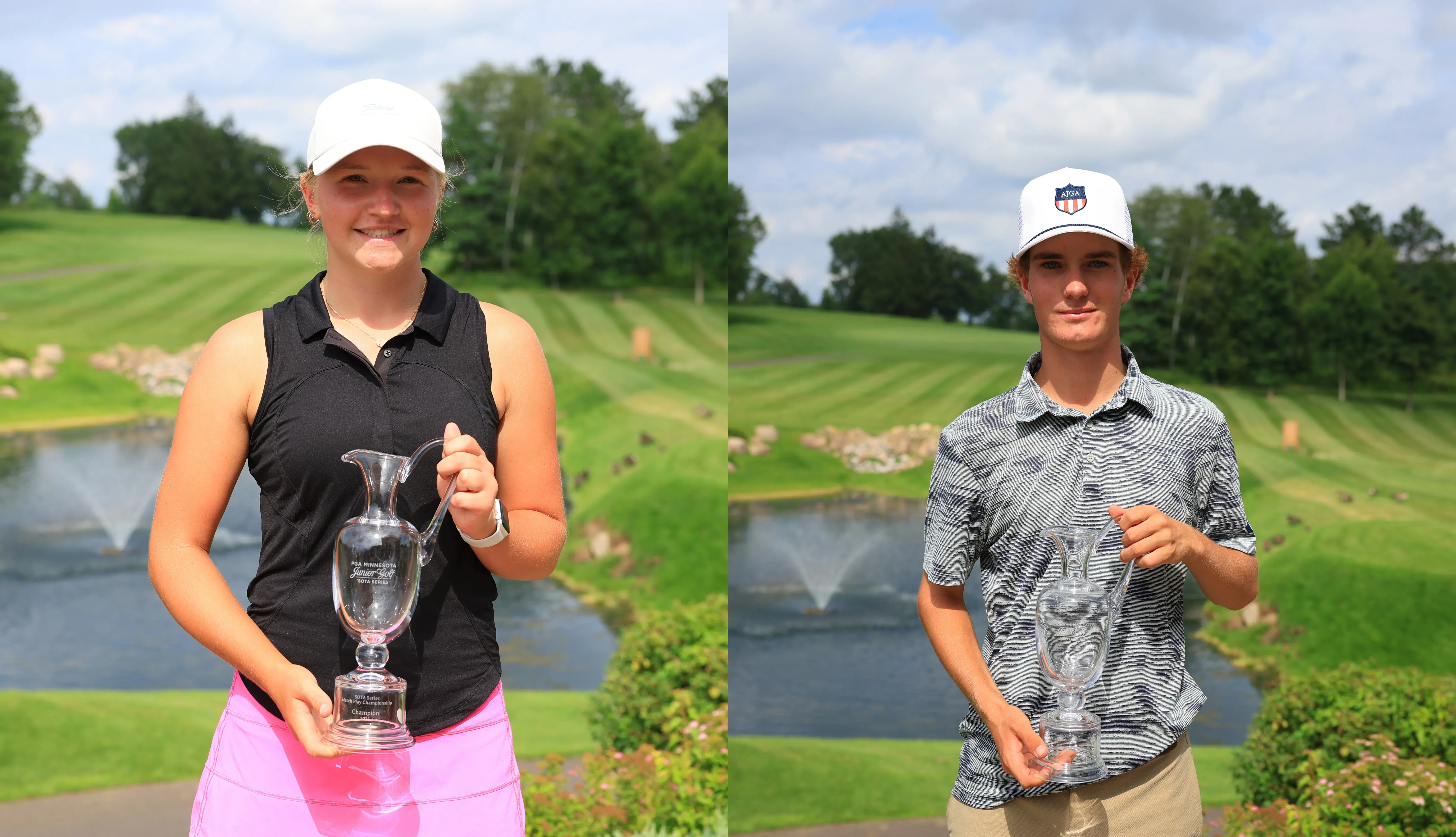 Ekern Survives Early Scare, Still Rolls to MN Junior PGA Match Play Win; Steady Simek Victorious at Girls’ Championship