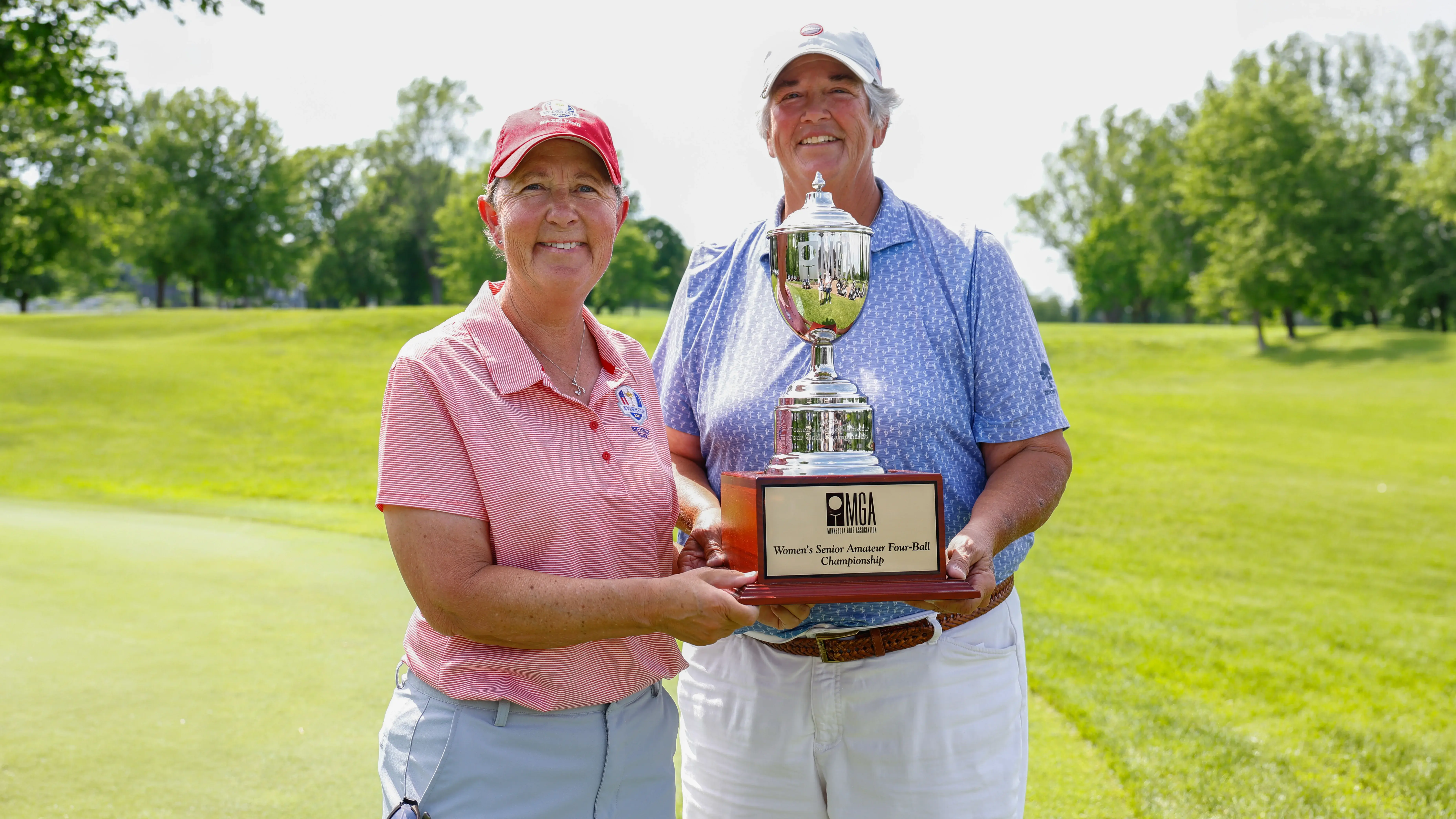 Anderson and Klasse Rally with Late Birdies to Win Fifth MGA Women's Senior Four-Ball Title