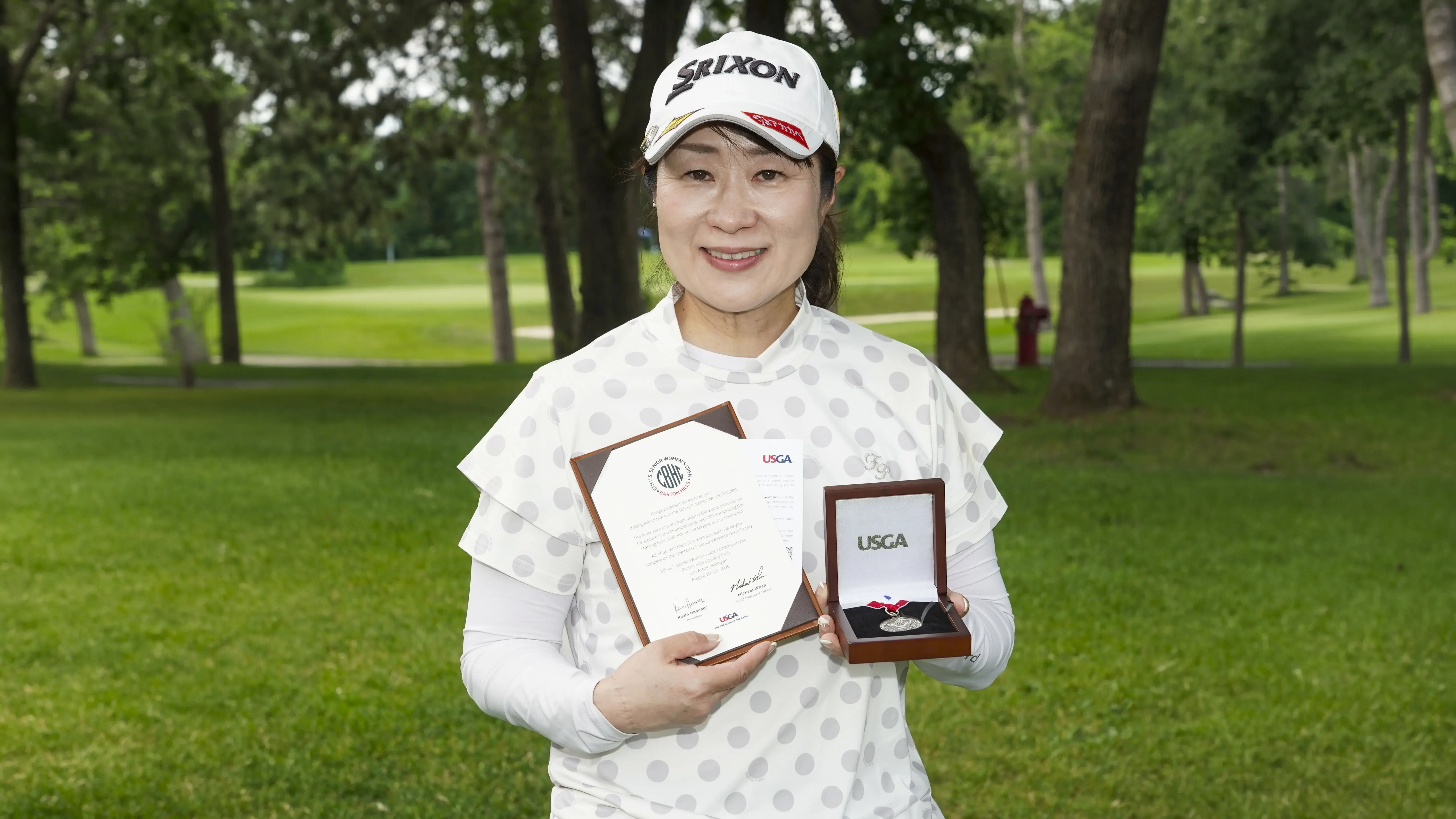Hayashi Earns Lone Qualifying Spot at U.S. Senior Women's Open Qualifying