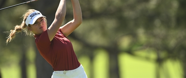 McCauley Is Tied after 16 Holes in U.S. Girls Junior Round of 16