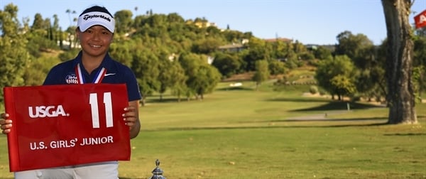 With 14 Birdies in 29 Holes, Malixi Wins Girls Junior Final 8&7