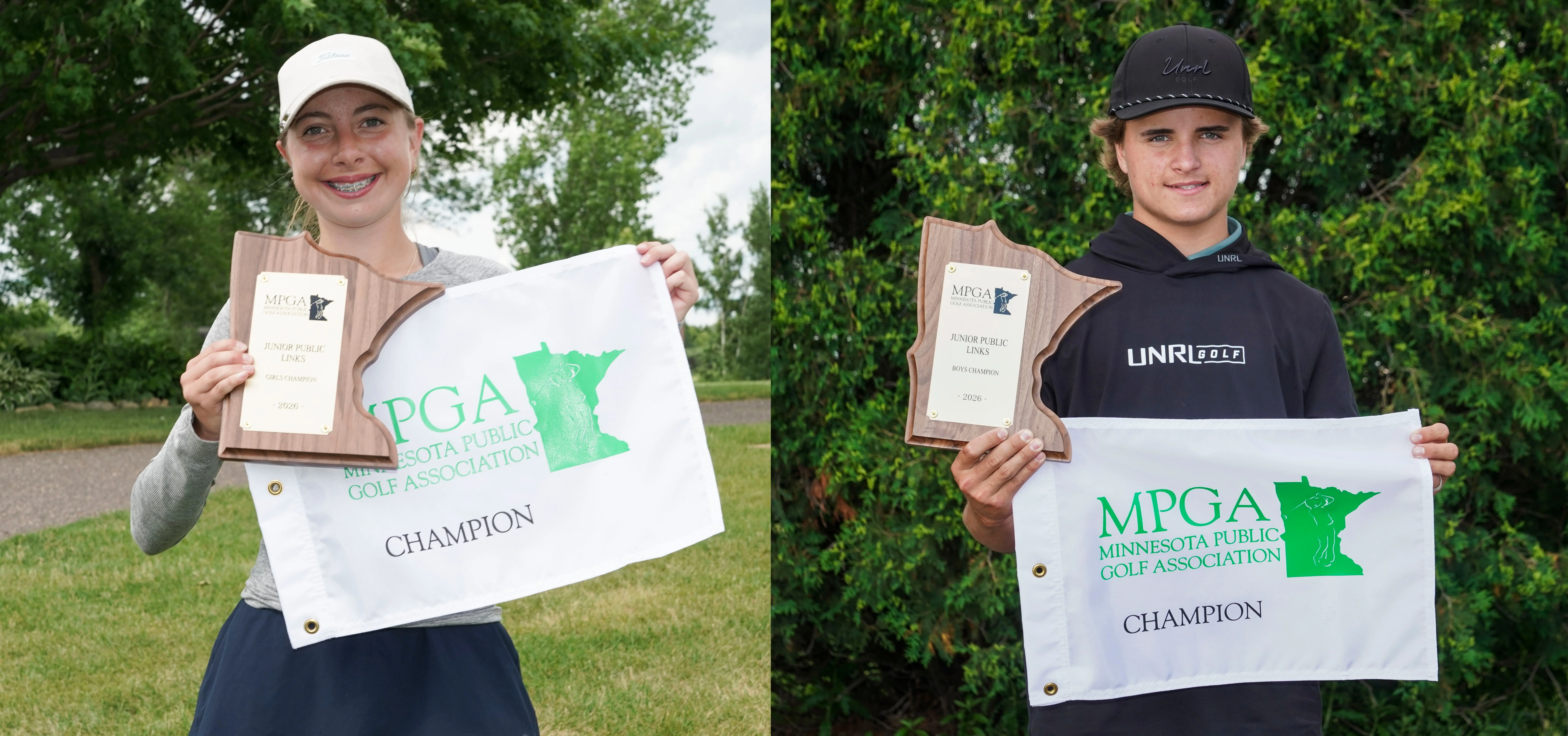 Olhoff and Riddle Capture MPGA Junior Public Links Titles