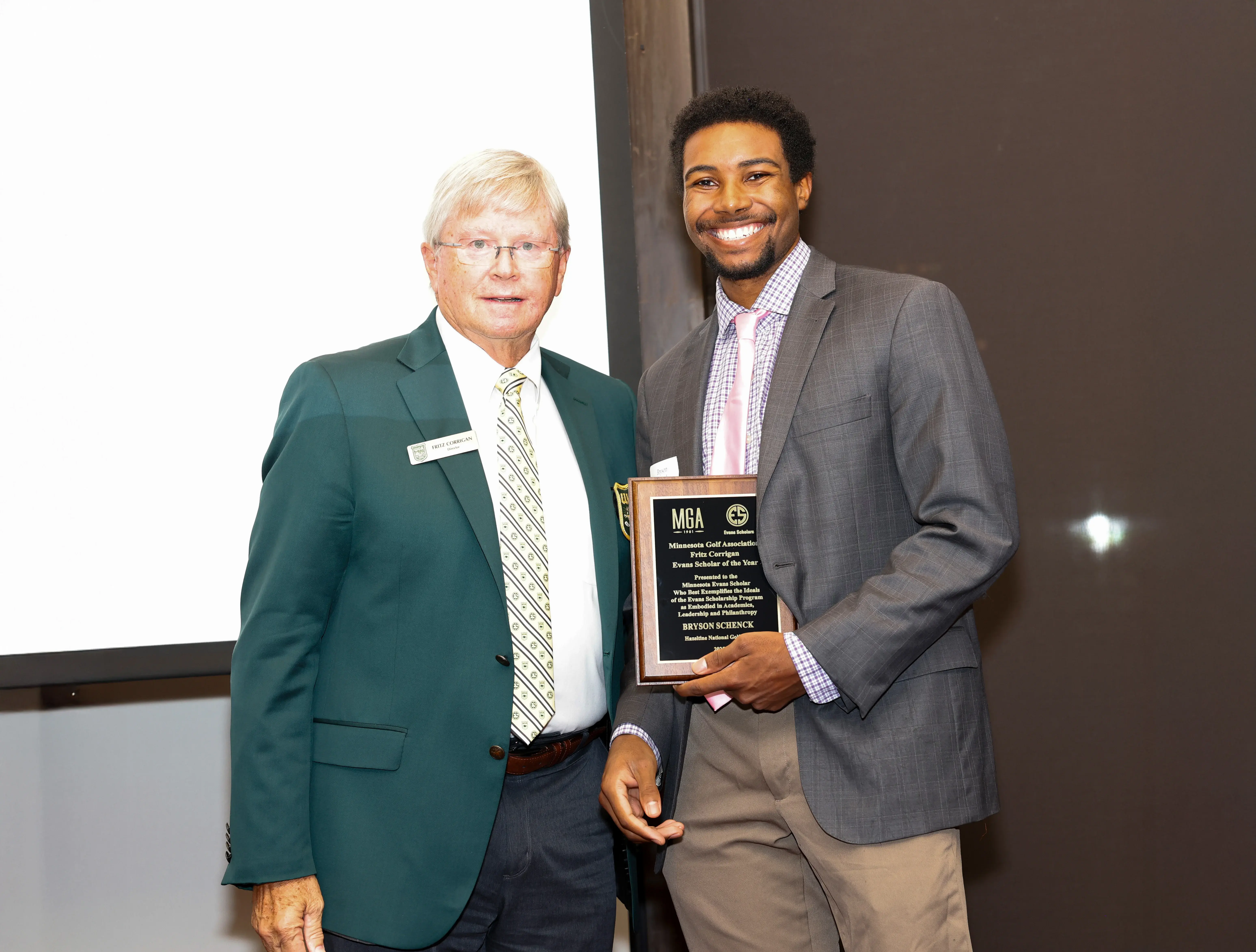 Schenck Named Evans Scholar of the Year